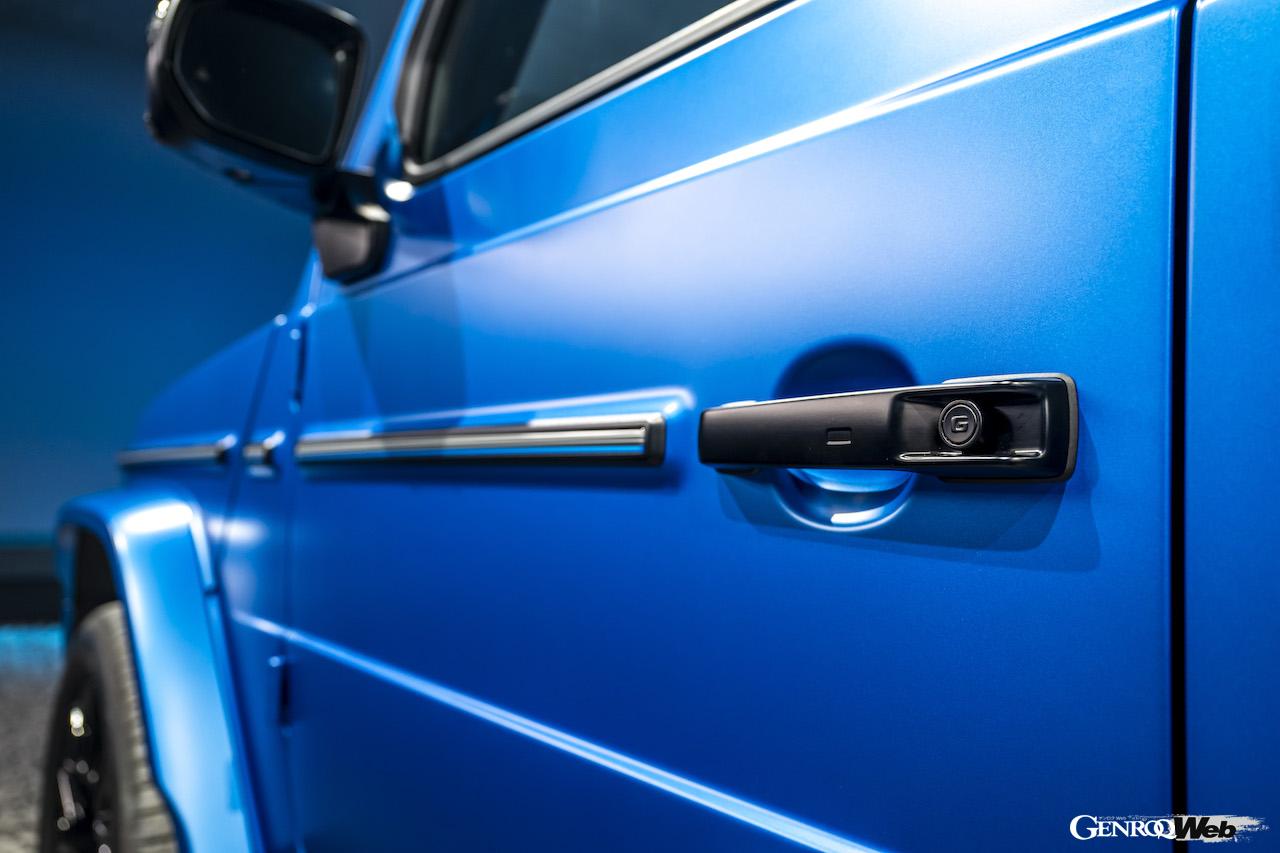 フル電動クロスカントリー4WD「メルセデス・ベンツ G 580 with EQ テクノロジー」のエクステリア。