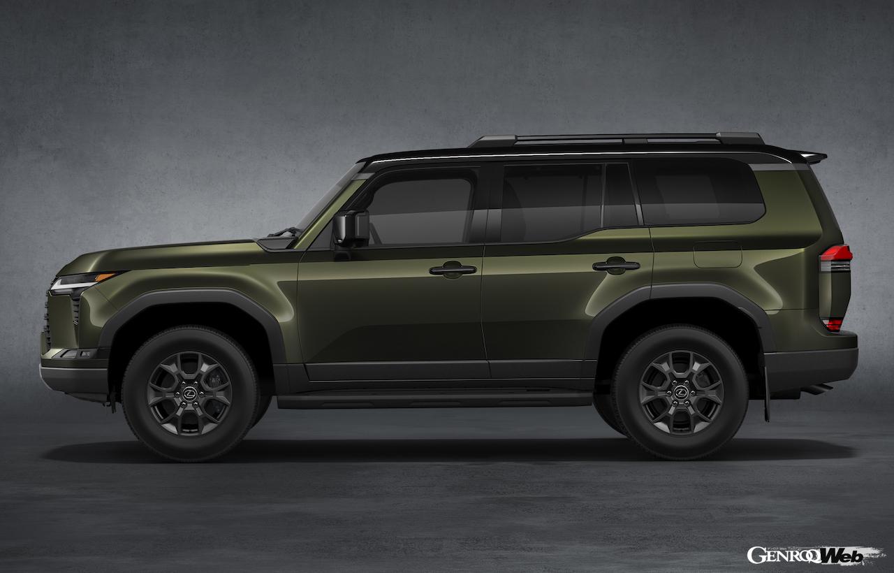 100台が先行導入される「レクサス GX550 “OVERTRAIL+”」のエクステリア。