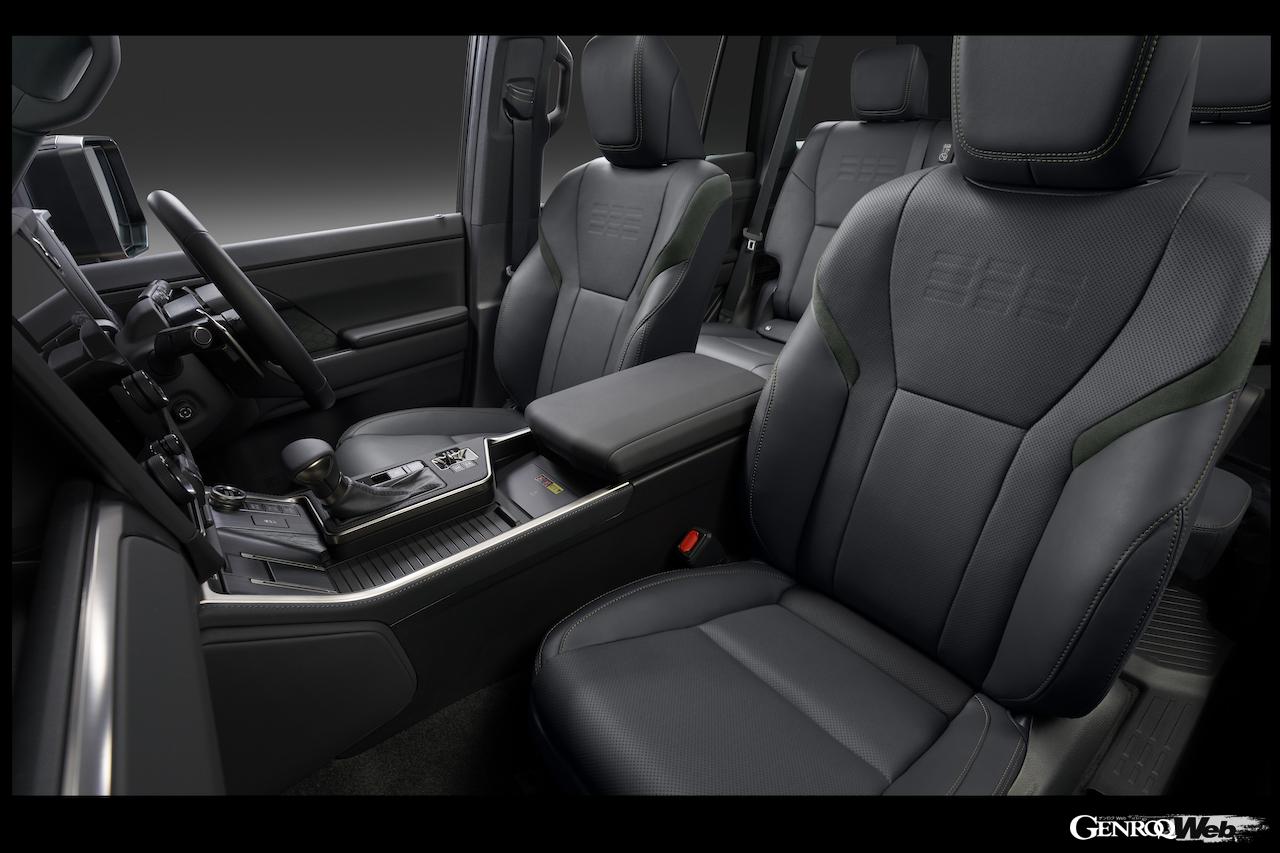 100台が先行導入される「レクサス GX550 “OVERTRAIL+”」のインテリア。