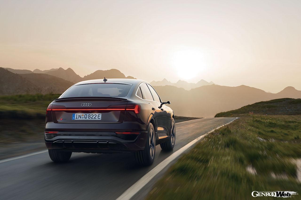 「アウディ Q8 スポーツバック e-tron クワトロ S line」に、航続距離を619kmに伸ばす「レンジプラス・パッケージ」が登場した。