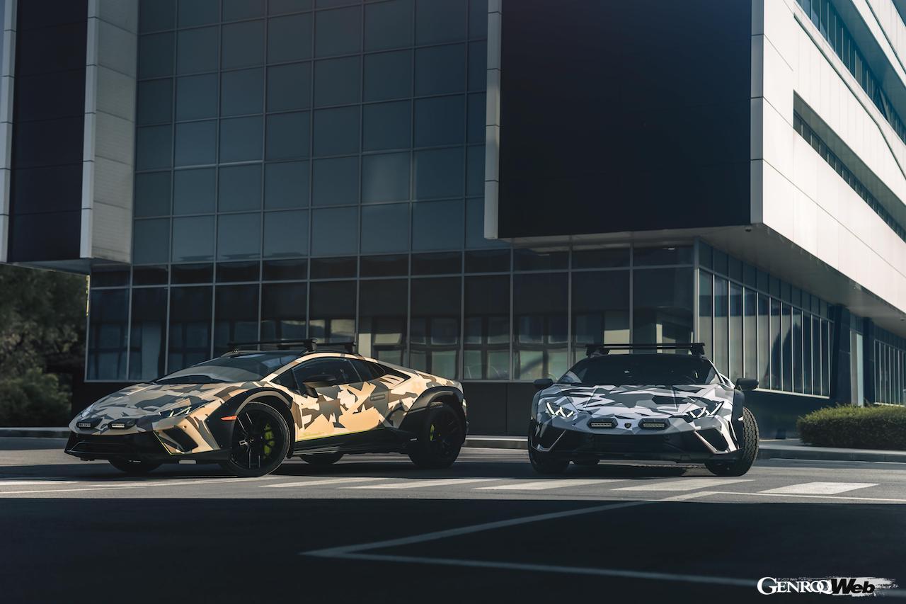 ランボルギーニ ウラカン ステラート オールテレイン アド・ペルソナムのエクステリア。