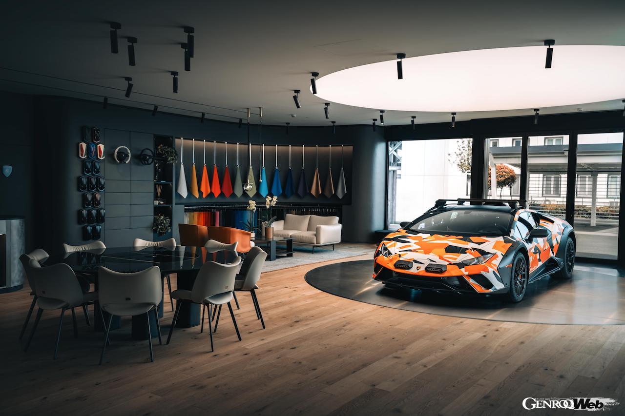 ランボルギーニ ウラカン ステラート オールテレイン アド・ペルソナムのエクステリア。