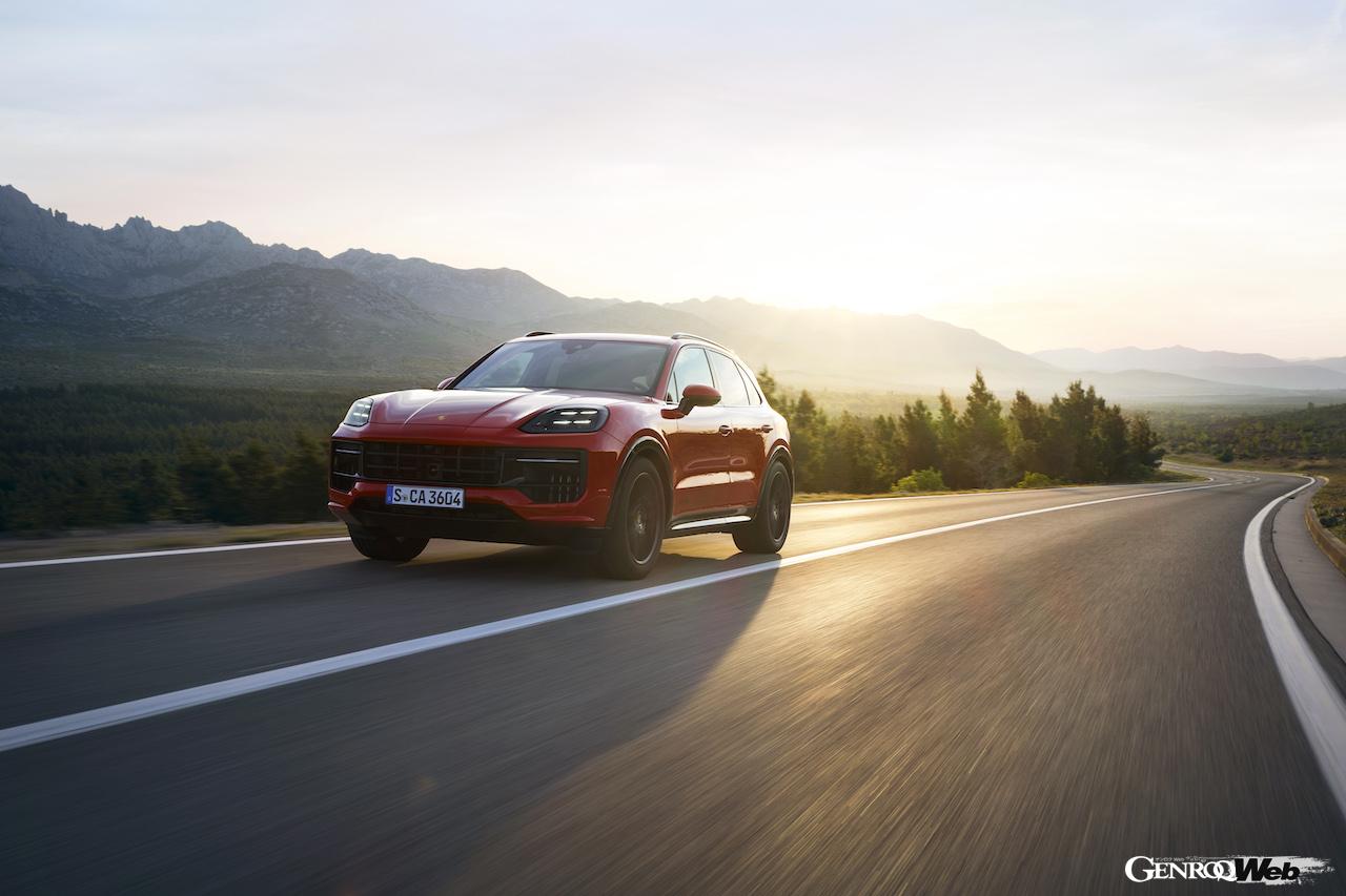 新型「カイエン GTS」および「カイエン GTS クーペ」のエクステリア。