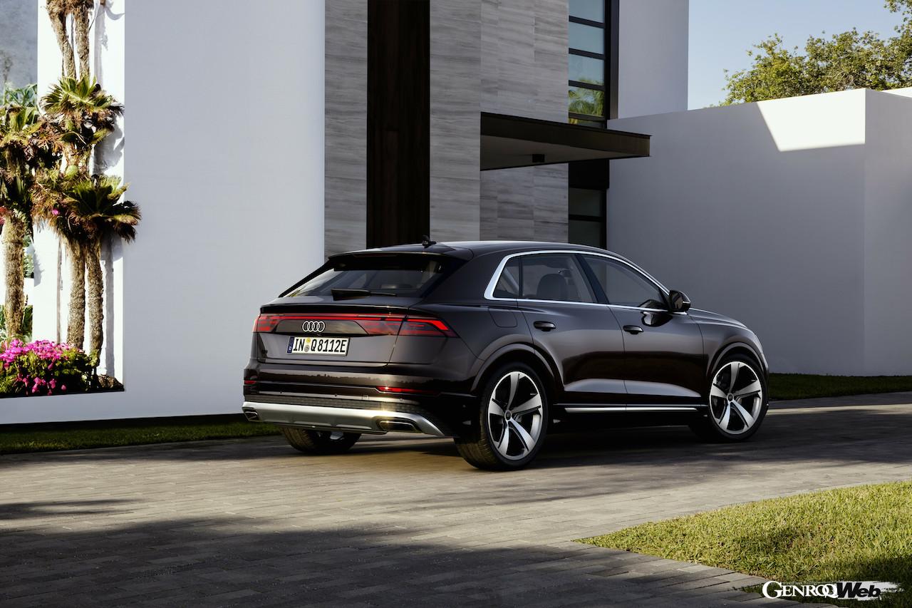 「アウディ Q8 60 TFSI e クワトロ」改良新型のエクステリア。