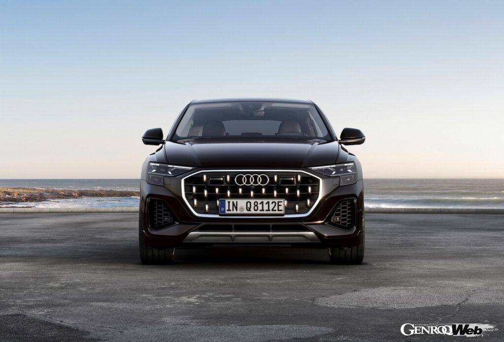 「アウディ Q8 60 TFSI e クワトロ」改良新型のエクステリア。