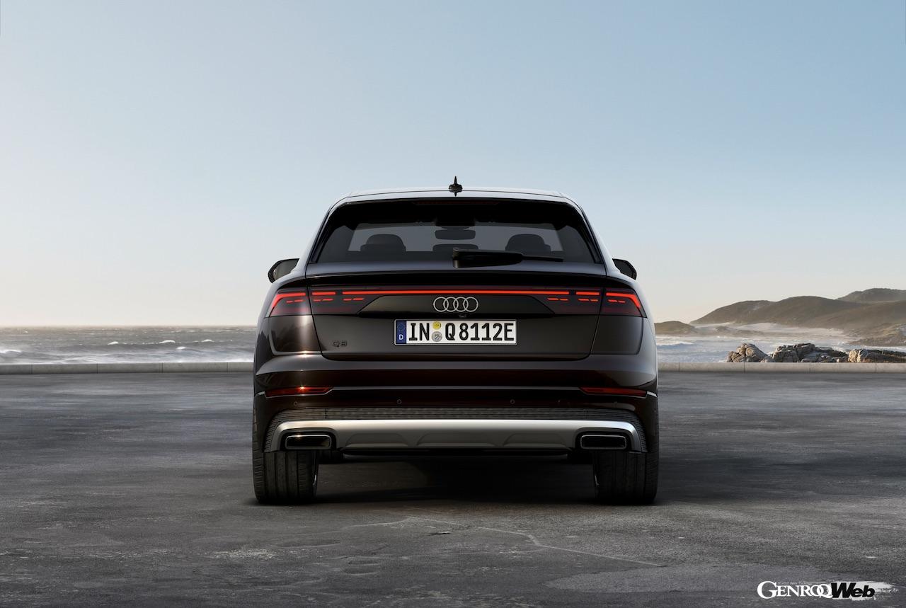 「アウディ Q8 60 TFSI e クワトロ」改良新型のエクステリア。