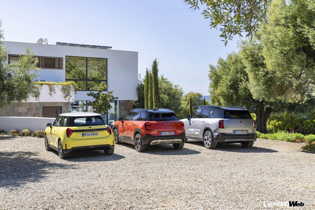 フル電動クロスオーバー「MINI エースマン」が登場し、3台が揃った新世代MINIラインナップ。