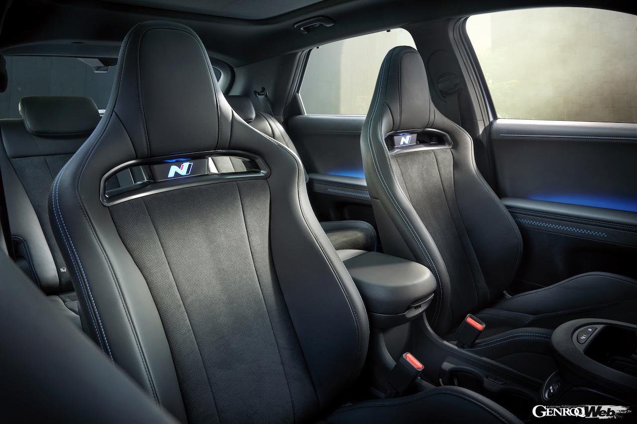 ヒョンデ初のパフォーマンスEV「アイオニック 5 N」のインテリア。