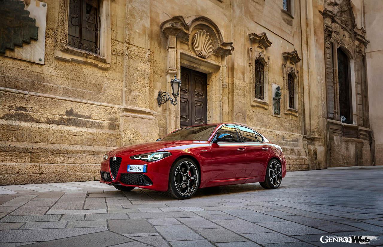 限定41台が日本導入される、「アルファロメオ ジュリア ヴェローチェ スペリオーレ」。