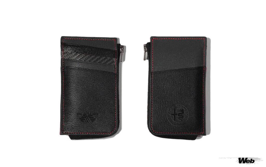 ヴェローチェ スペリオーレは、ドライブレコーダーとメーカー保証2年延長プランに加えて、ネグローニ製のオリジナル・レーシングストライプ・ウォレットを特別装備する。