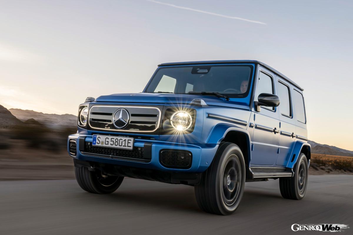 2019年IAAで登場したコンセプトカー「EQG」。その市販モデルは、新たに「G580 with EQ Technology」という車名が与えられた。