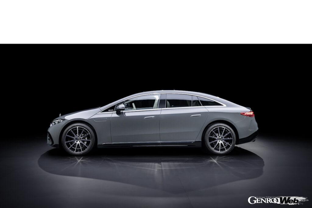 フル電動フラッグシップ「メルセデス・ベンツ EQS」改良新型のエクステリア。