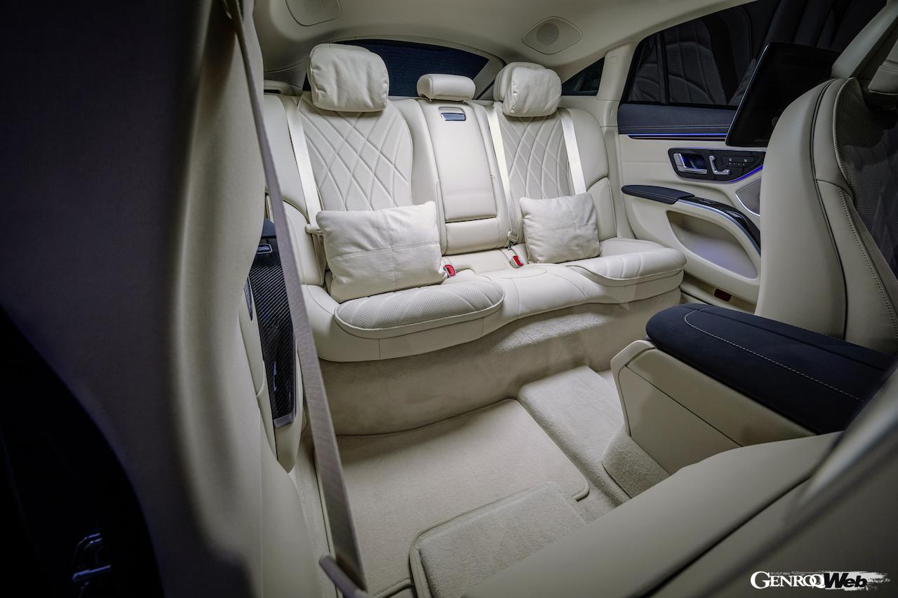 フル電動フラッグシップ「メルセデス・ベンツ EQS」改良新型のインテリア。