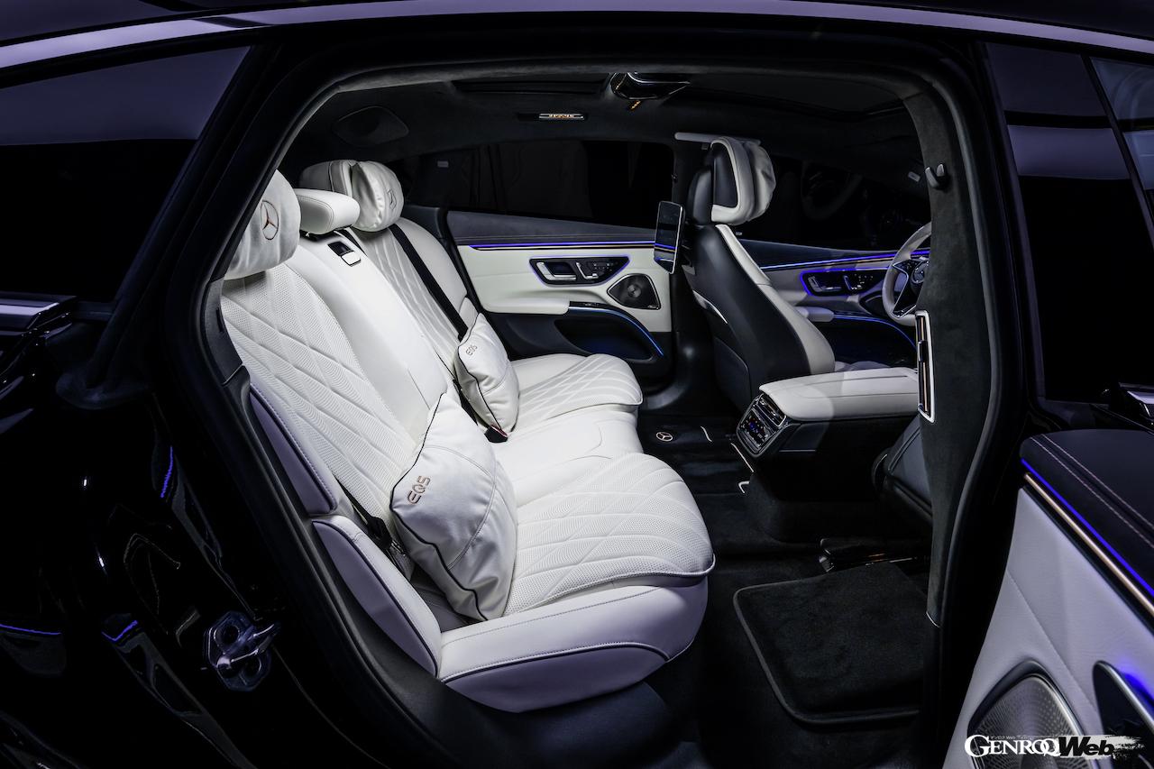 フル電動フラッグシップ「メルセデス・ベンツ EQS」改良新型のインテリア。