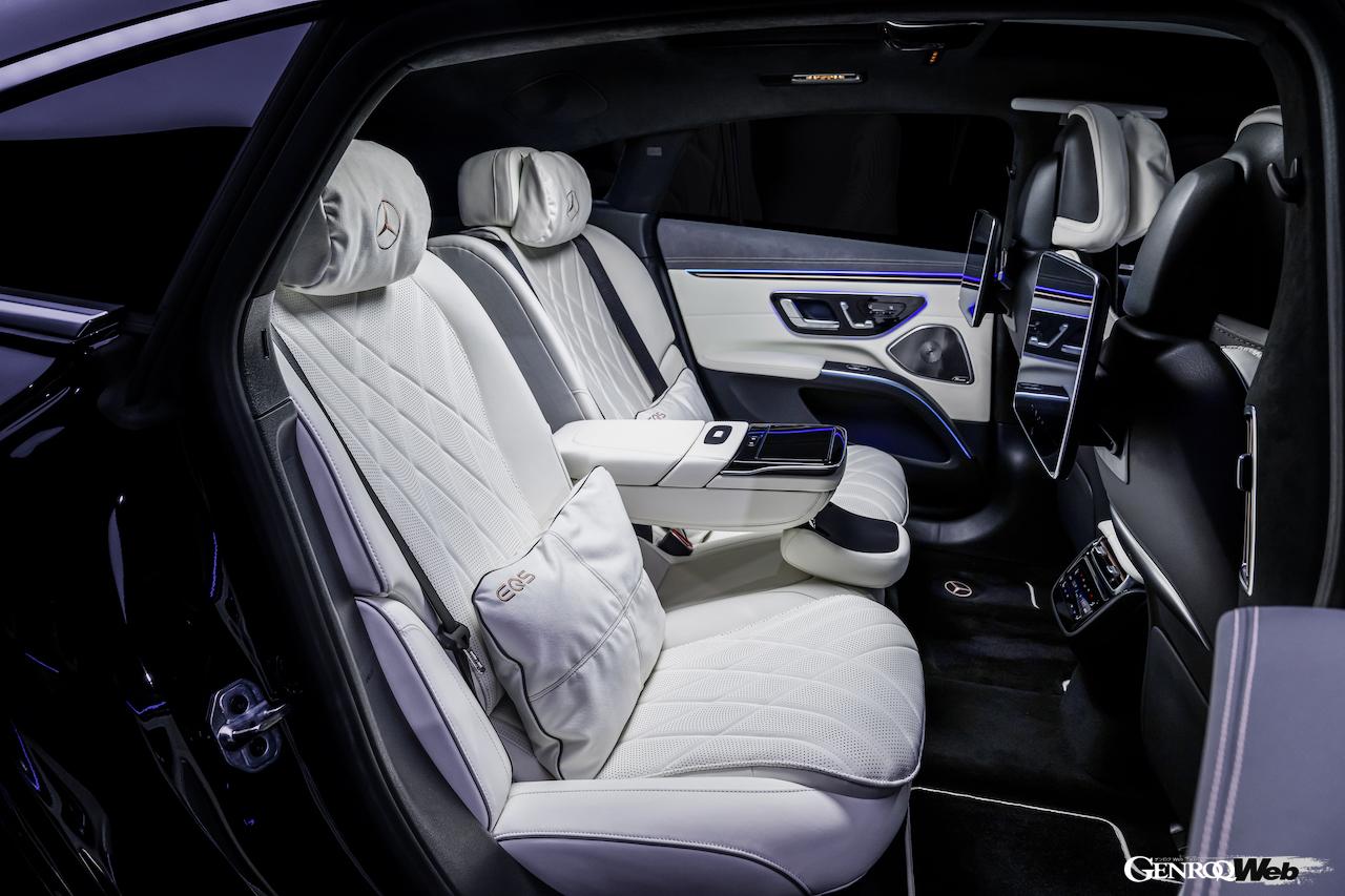 フル電動フラッグシップ「メルセデス・ベンツ EQS」改良新型のインテリア。