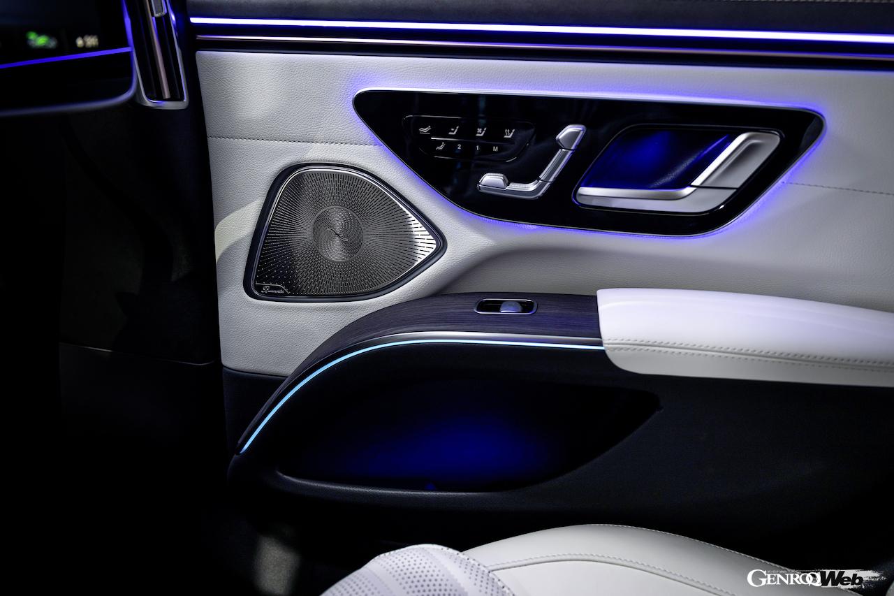 フル電動フラッグシップ「メルセデス・ベンツ EQS」改良新型のインテリア。