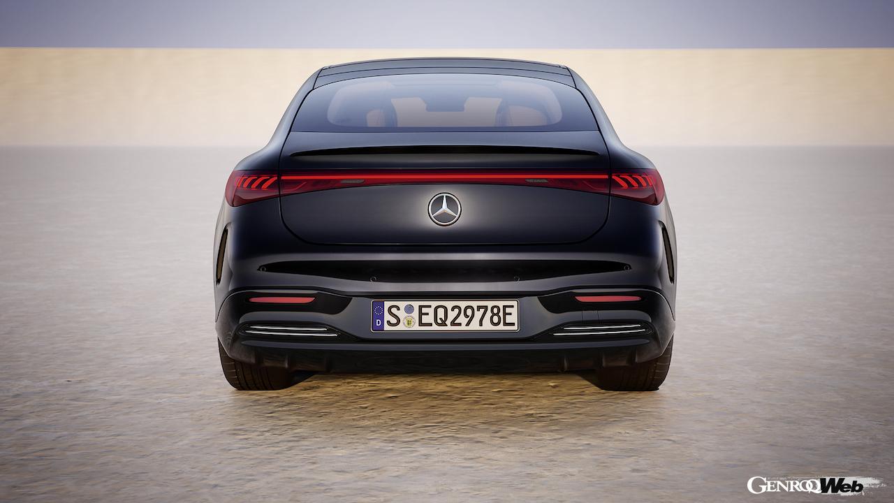 フル電動フラッグシップ「メルセデス・ベンツ EQS」改良新型のエクステリア。