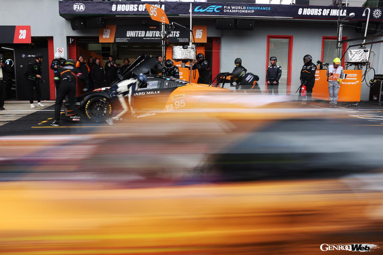 レース中盤以降に降り始めた雨によって、荒れた展開となってレースで、95号車が6位でフィニッシュ。マクラーレンにシーズン初のポイントを持ち帰った。