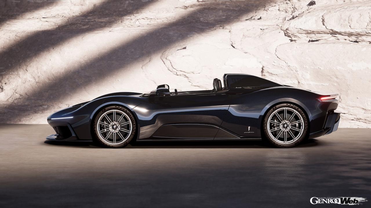 アウトモビリ・ピニンファリーナと『バットマン』のコラボレーションで生まれた、「B95 ダークナイト」。