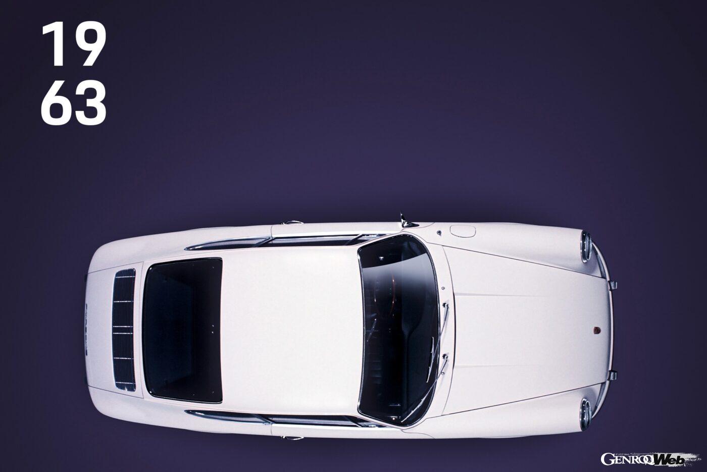 初代911は、ポルシェ初の2.0リッター水平対抗6気筒エンジンが搭載した。