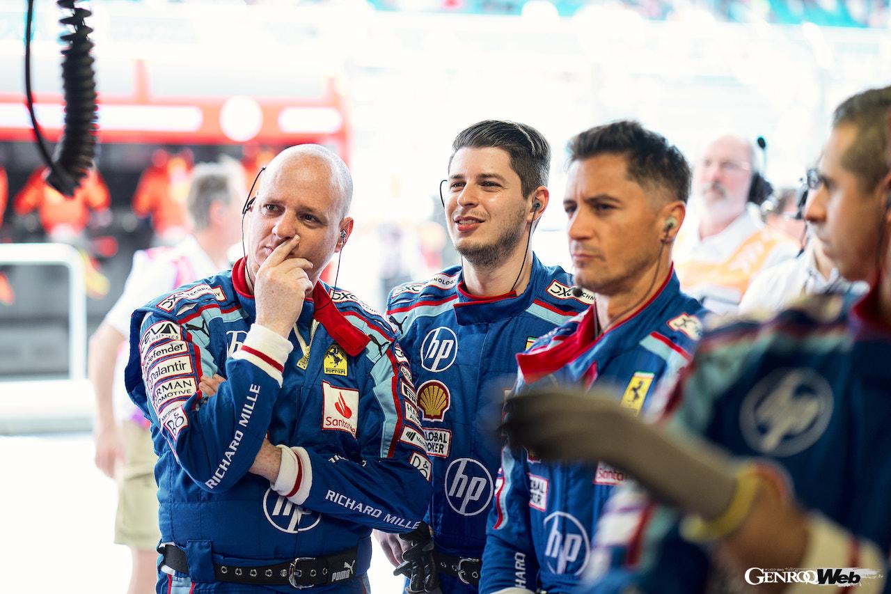 フェラーリ SF-24に、マイアミGP専用リバリーが採用された他、レーシングスーツやメカニックの作業着も専用仕様となる。