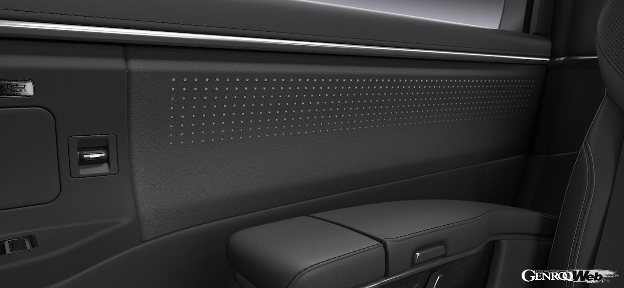 6人乗り仕様「レクサス LM500h ”version L”」のインテリリア。