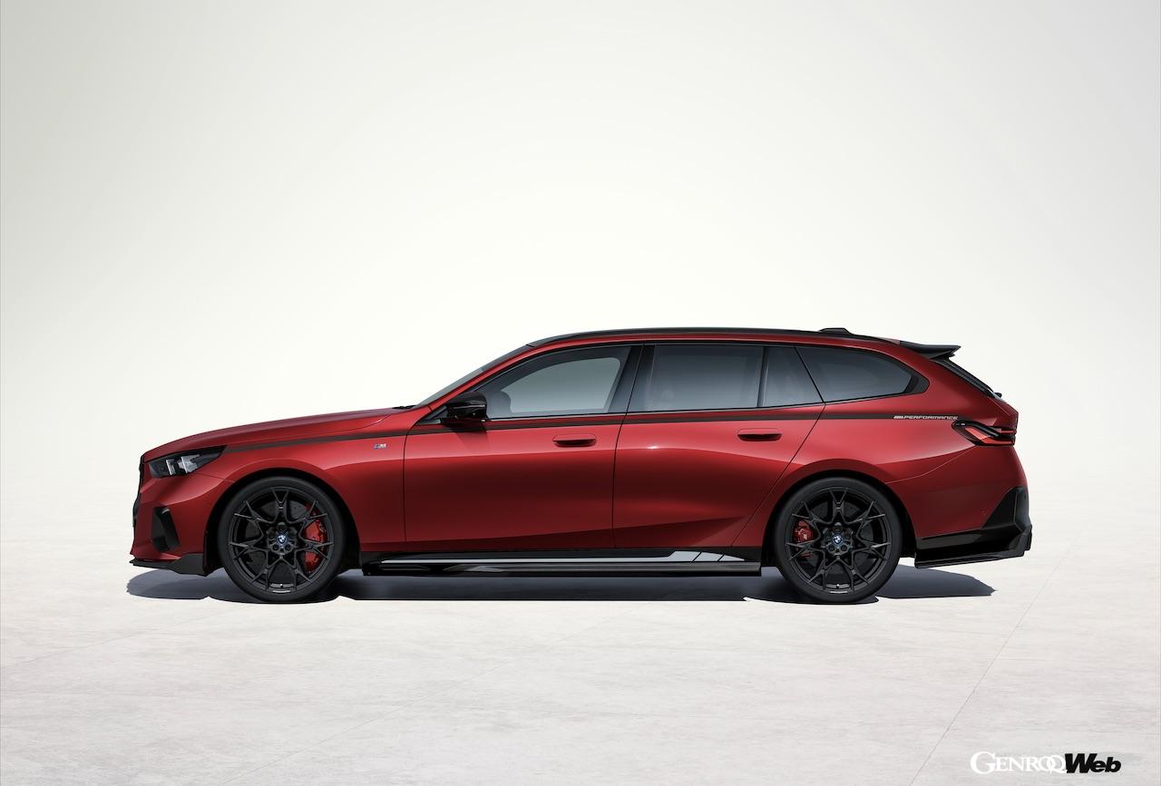 5シリーズ セダン／i5に続き、5シリーズ ツーリング／i5 ツーリング用の「BMW Mパフォーマンス・パーツ」が登場した。
