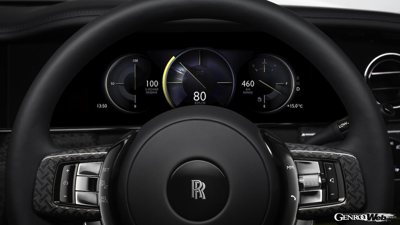 「ロールス・ロイス ブラックバッジ カリナン シリーズII」のインテリア。