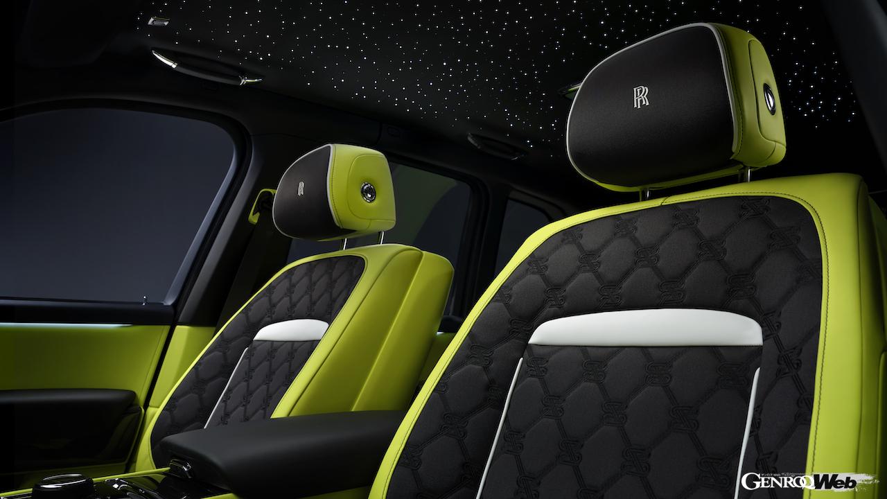 「ロールス・ロイス ブラックバッジ カリナン シリーズII」のインテリア。