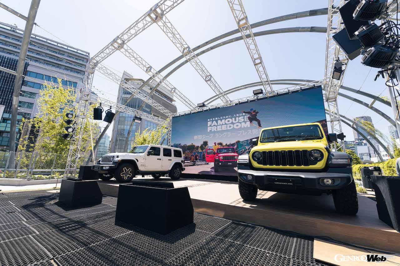 エクステリアを刷新した「ジープ ラングラー」改良新型の日本導入がスタートした。