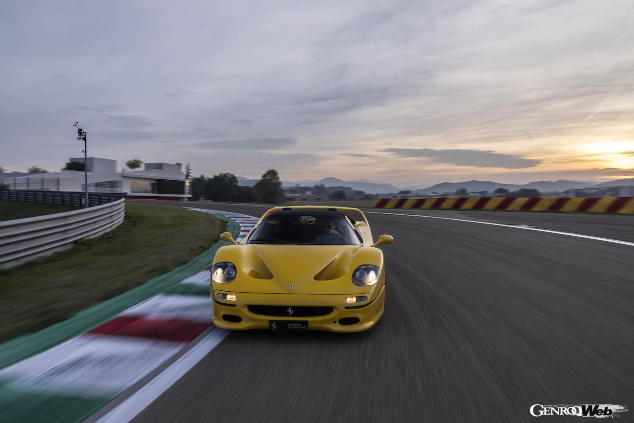 フェラーリは、ピレリがアフターマーケット用に販売するF40／F50用タイヤ、「Pゼロ」と「Pゼロ コルサ システム」の使用承認も行なった。
