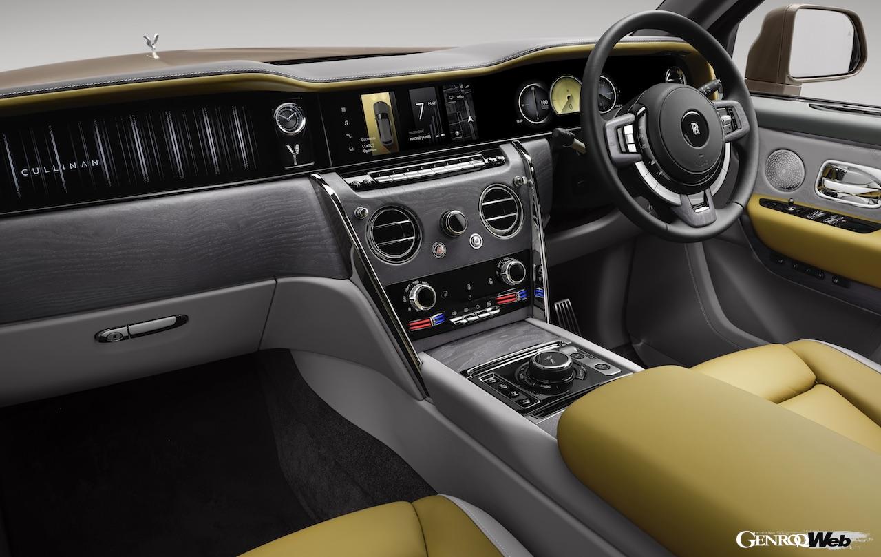 「ロールス・ロイス カリナン シリーズ Ⅱ」のインテリア。