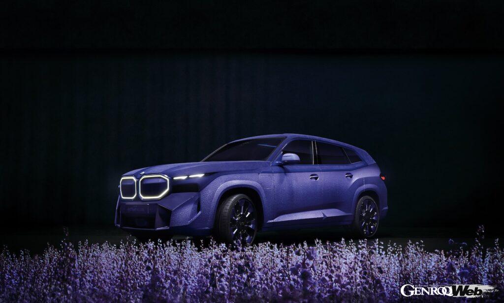 ナオミ・キャンベルからインスパイアされた「BMW XM ミスティーク アリュール」のエクステリア。