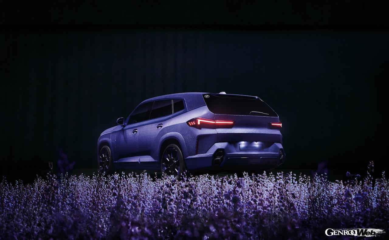 ナオミ・キャンベルからインスパイアされた「BMW XM ミスティーク アリュール」のエクステリア。