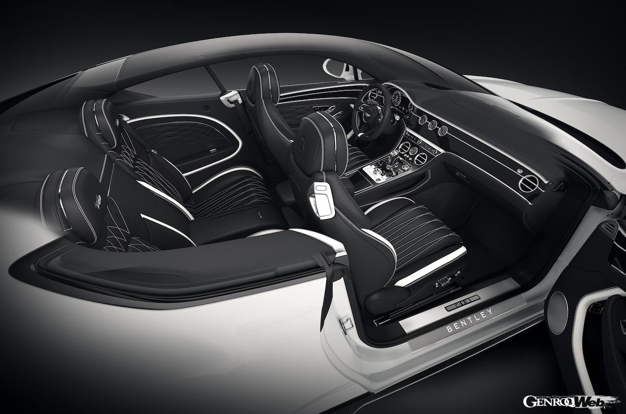 「ベントレー コンチネンタル GT アズール ラスト・オブ・ライン コレクション」のインテリア。