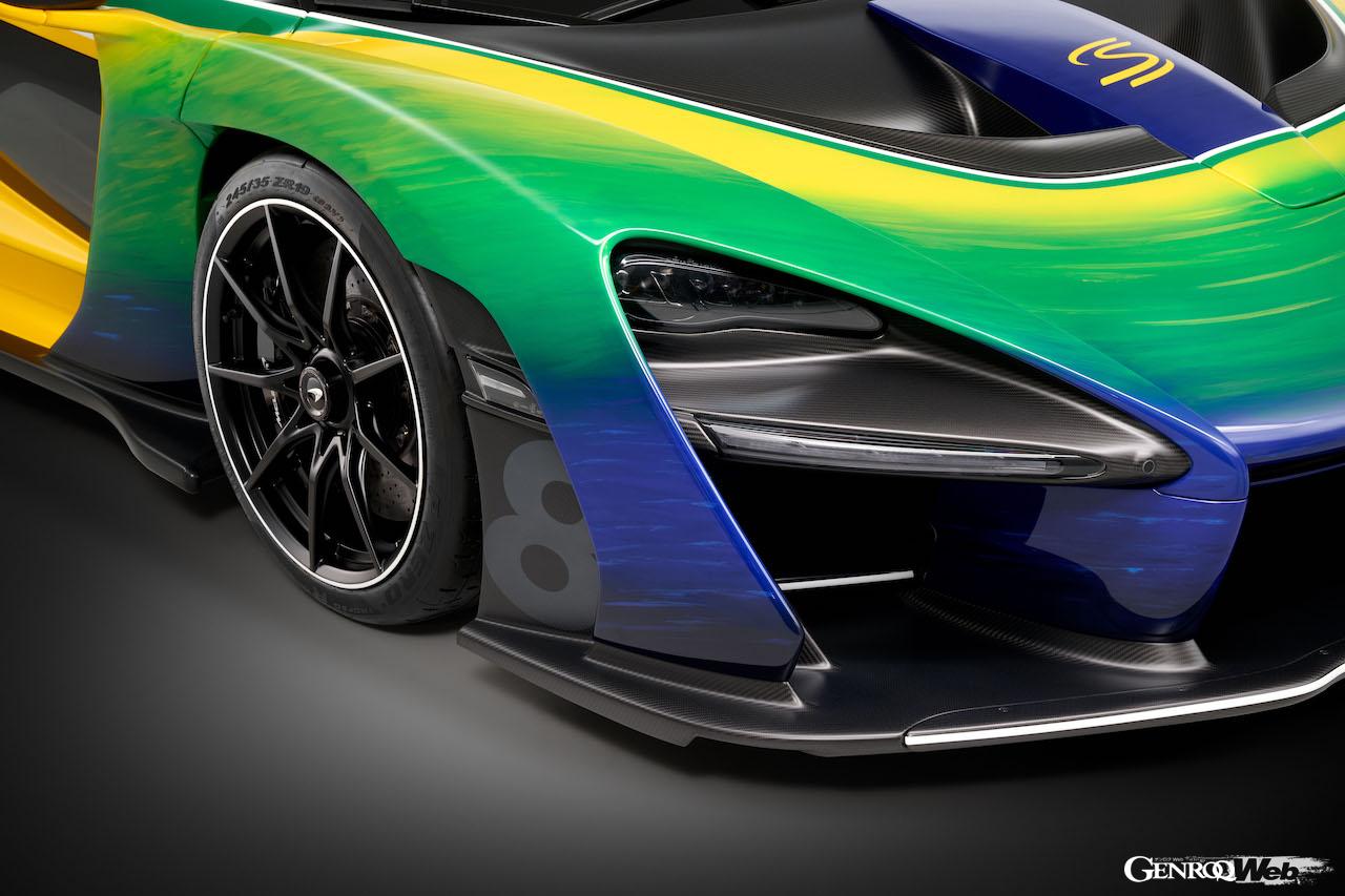 「セナ センプレ」を纏った「マクラーレン セナ」のエクステリア。