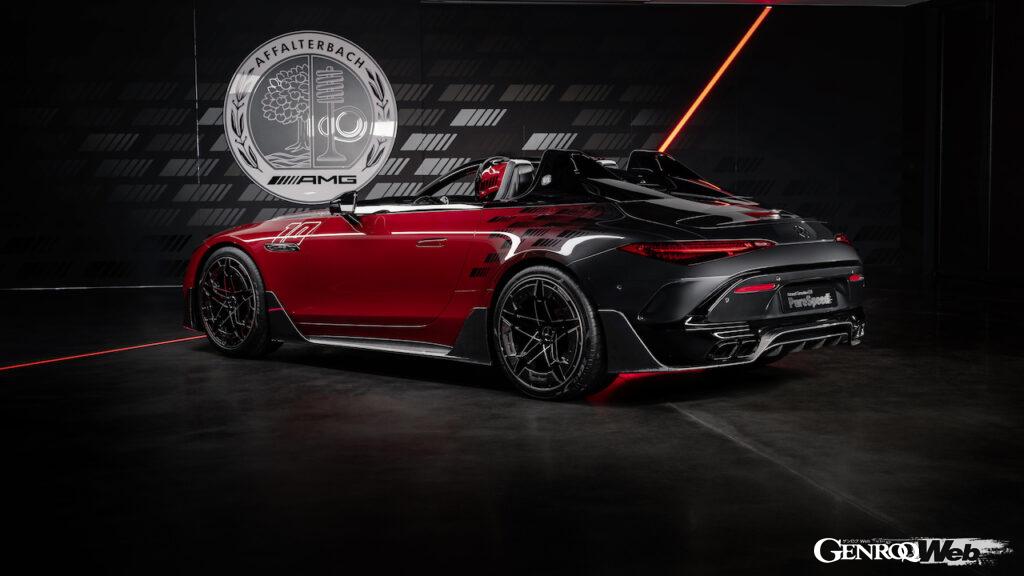 2025年に市販化を予定している「コンセプト メルセデス AMG ピュアスピード」のエクステリア。