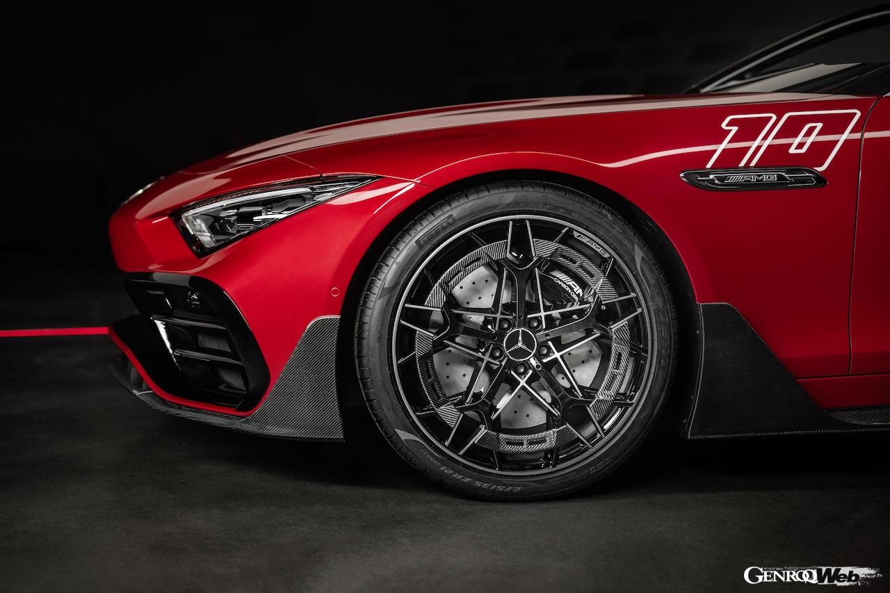 2025年に市販化を予定している「コンセプト メルセデス AMG ピュアスピード」のエクステリア。