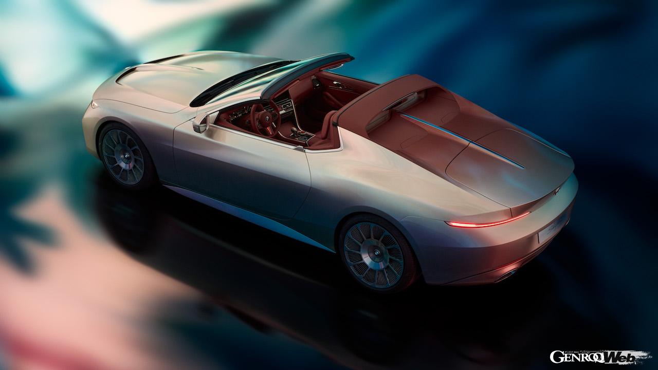 2シーターオープン「BMW コンセプト スカイトップ」のエクステリア。