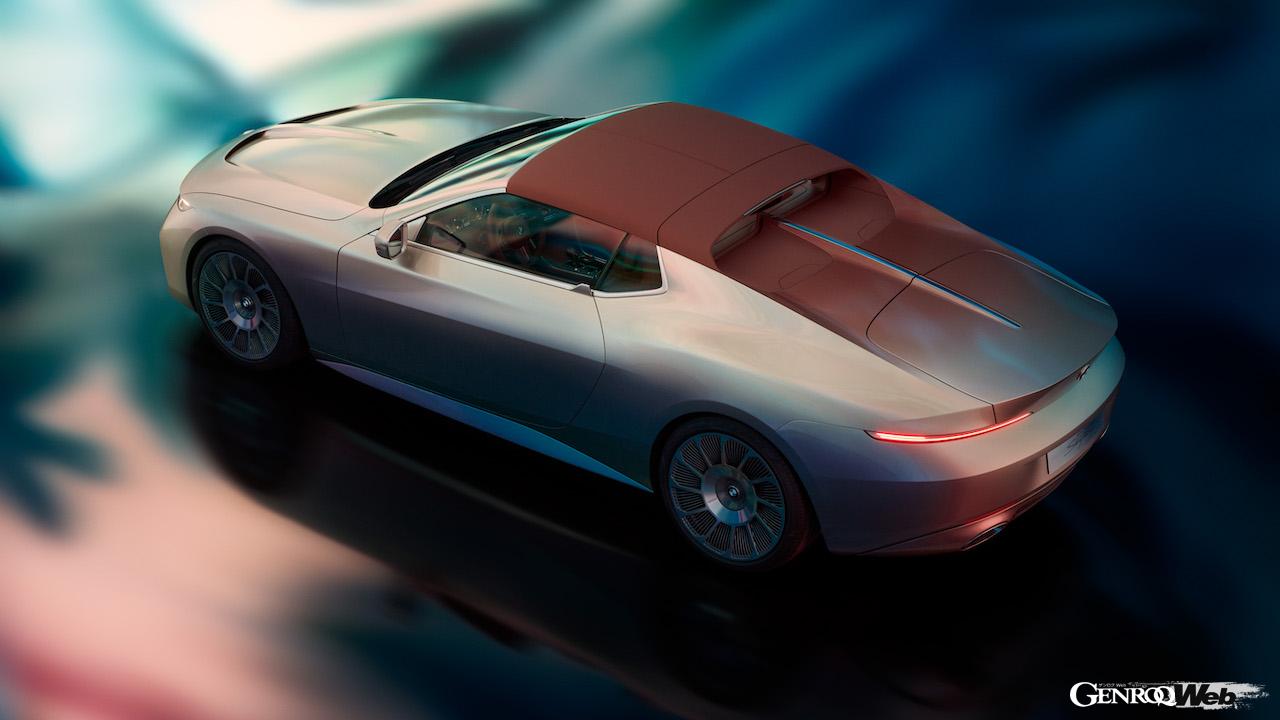 2シーターオープン「BMW コンセプト スカイトップ」のエクステリア。