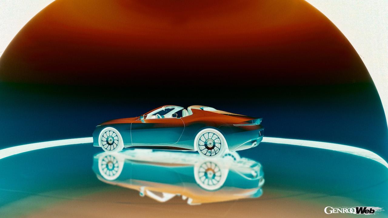 2シーターオープン「BMW コンセプト スカイトップ」のエクステリア。