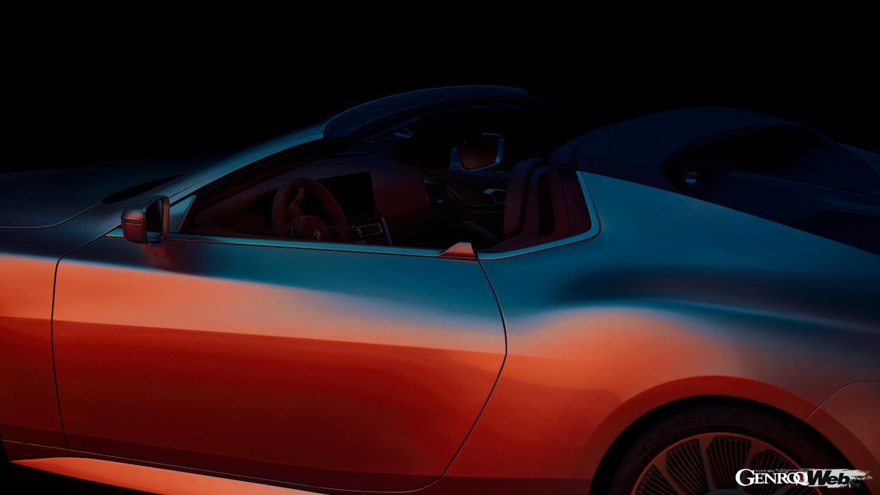 2シーターオープン「BMW コンセプト スカイトップ」のエクステリア。