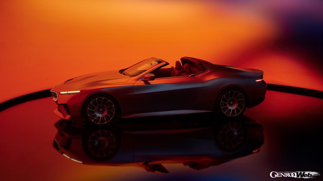 2シーターオープン「BMW コンセプト スカイトップ」のエクステリア。
