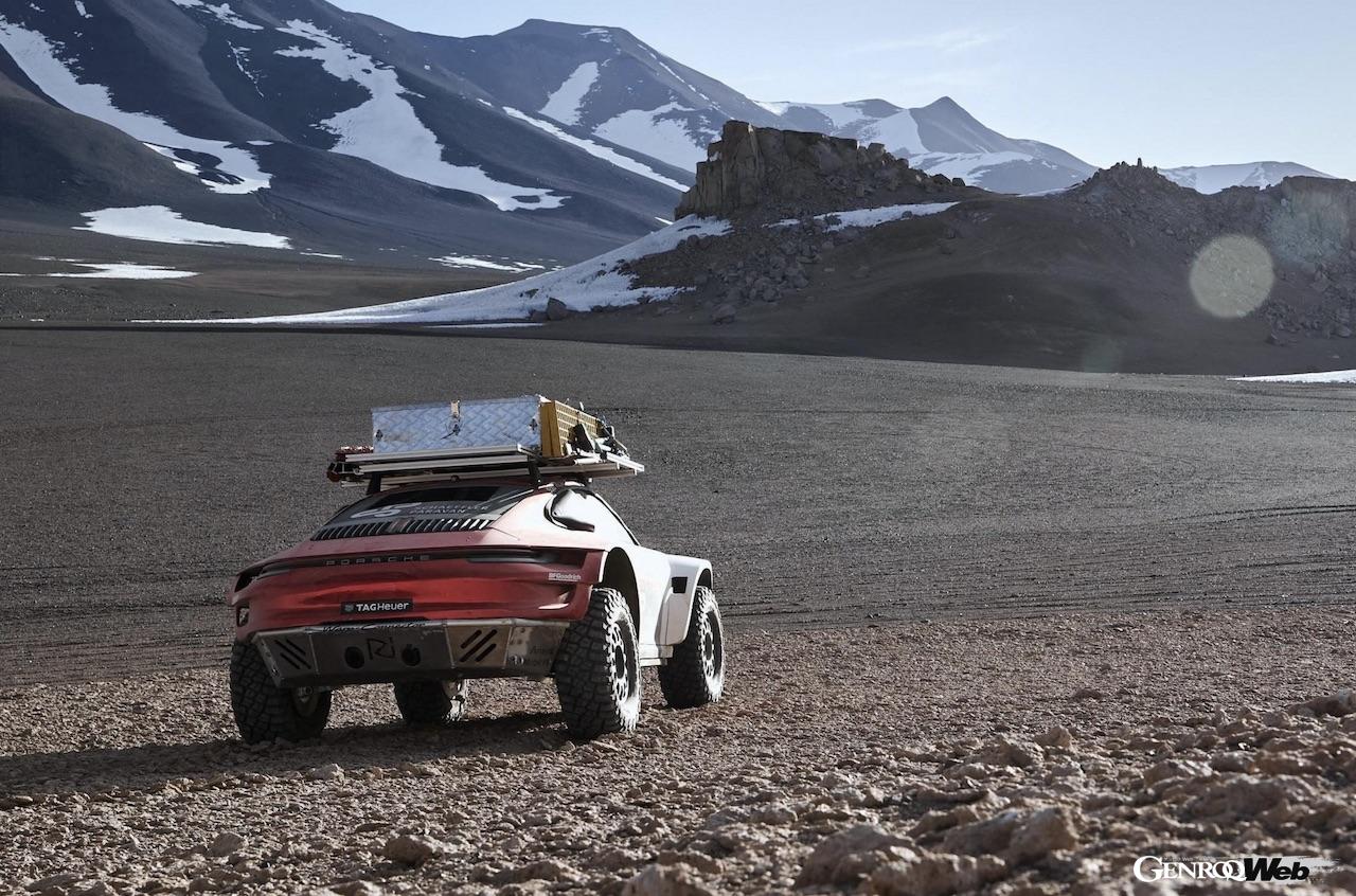 プロジェクトの予算は限られており、できる限り市販コンポーネントを使うことが求められた。使用するエンジンは、タイプ992の911 カレラ 4S用3.0リッター水平対向6気筒ツインターボが選ばれている。