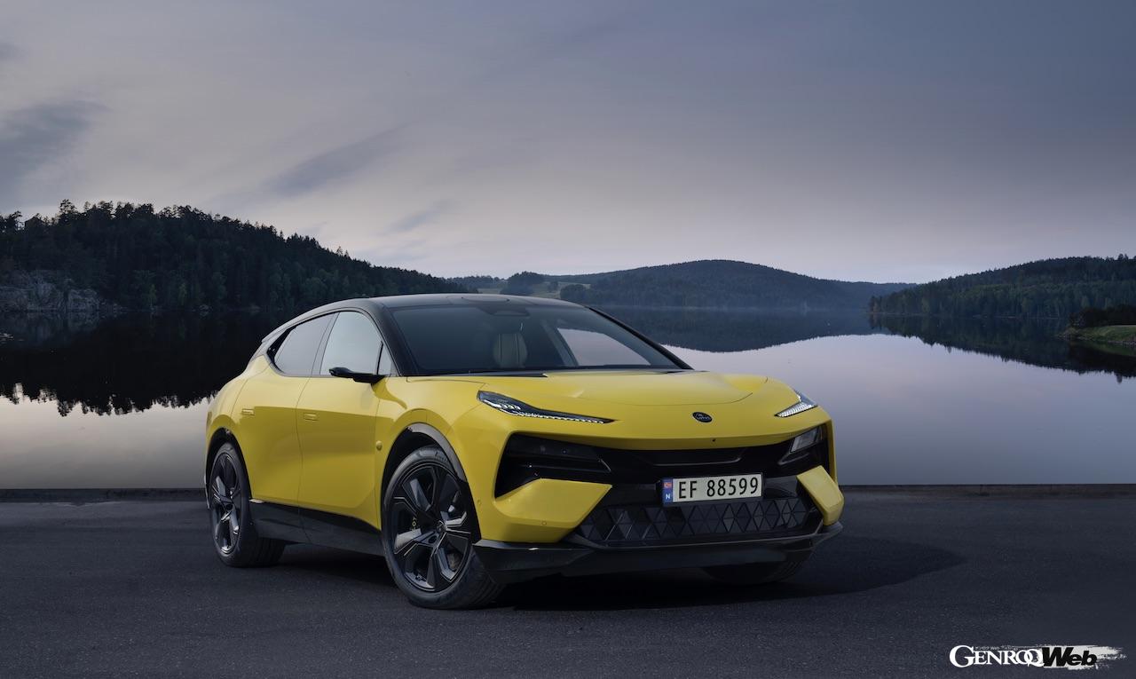 フル電動ハイパーSUV「ロータス エレトレ」のエクステリア。