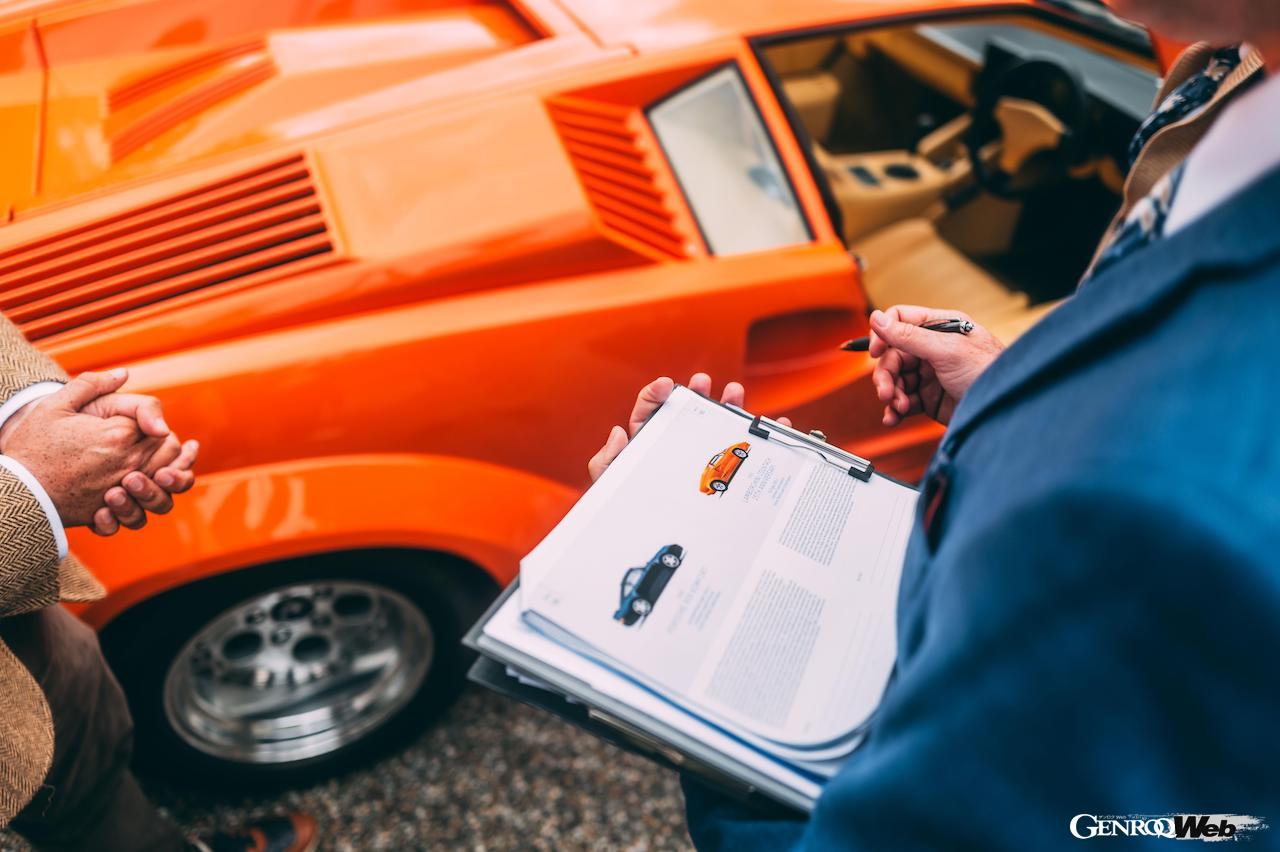 コンコルソ・デレガンツァ・ヴィラ・デステに展示された、1988年製ランボルギーニ カウンタック25thアニバーサリー。