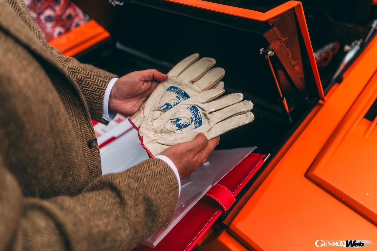 コンコルソ・デレガンツァ・ヴィラ・デステに展示された、1988年製ランボルギーニ カウンタック25thアニバーサリー。