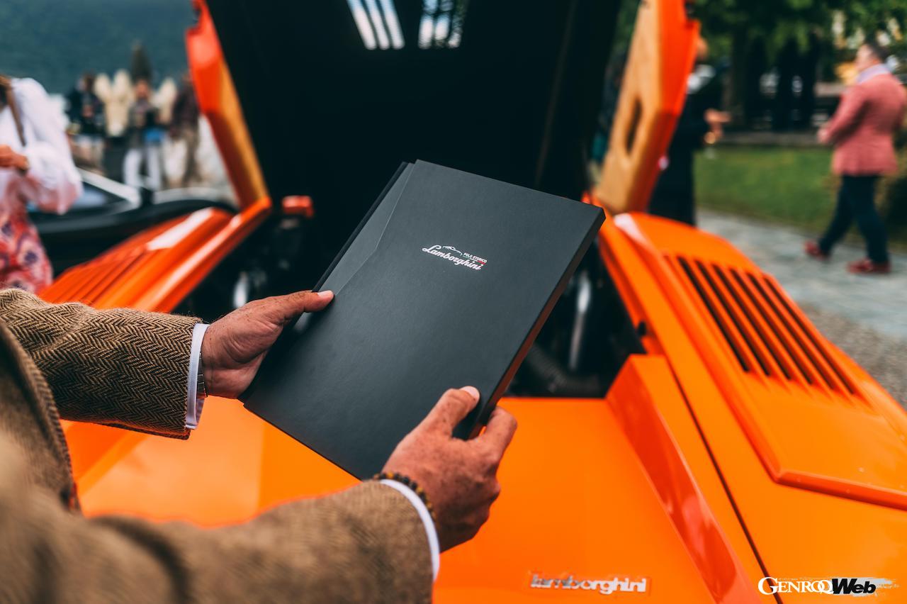 コンコルソ・デレガンツァ・ヴィラ・デステに展示された、1988年製ランボルギーニ カウンタック25thアニバーサリー。