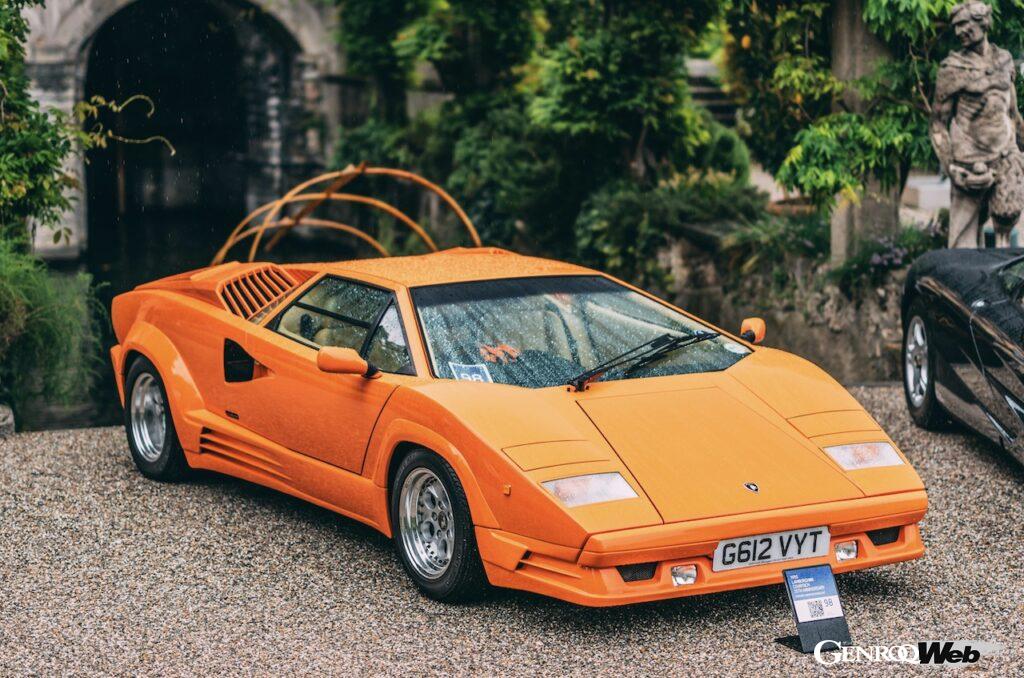 コンコルソ・デレガンツァ・ヴィラ・デステに展示された、1988年製ランボルギーニ カウンタック25thアニバーサリー。