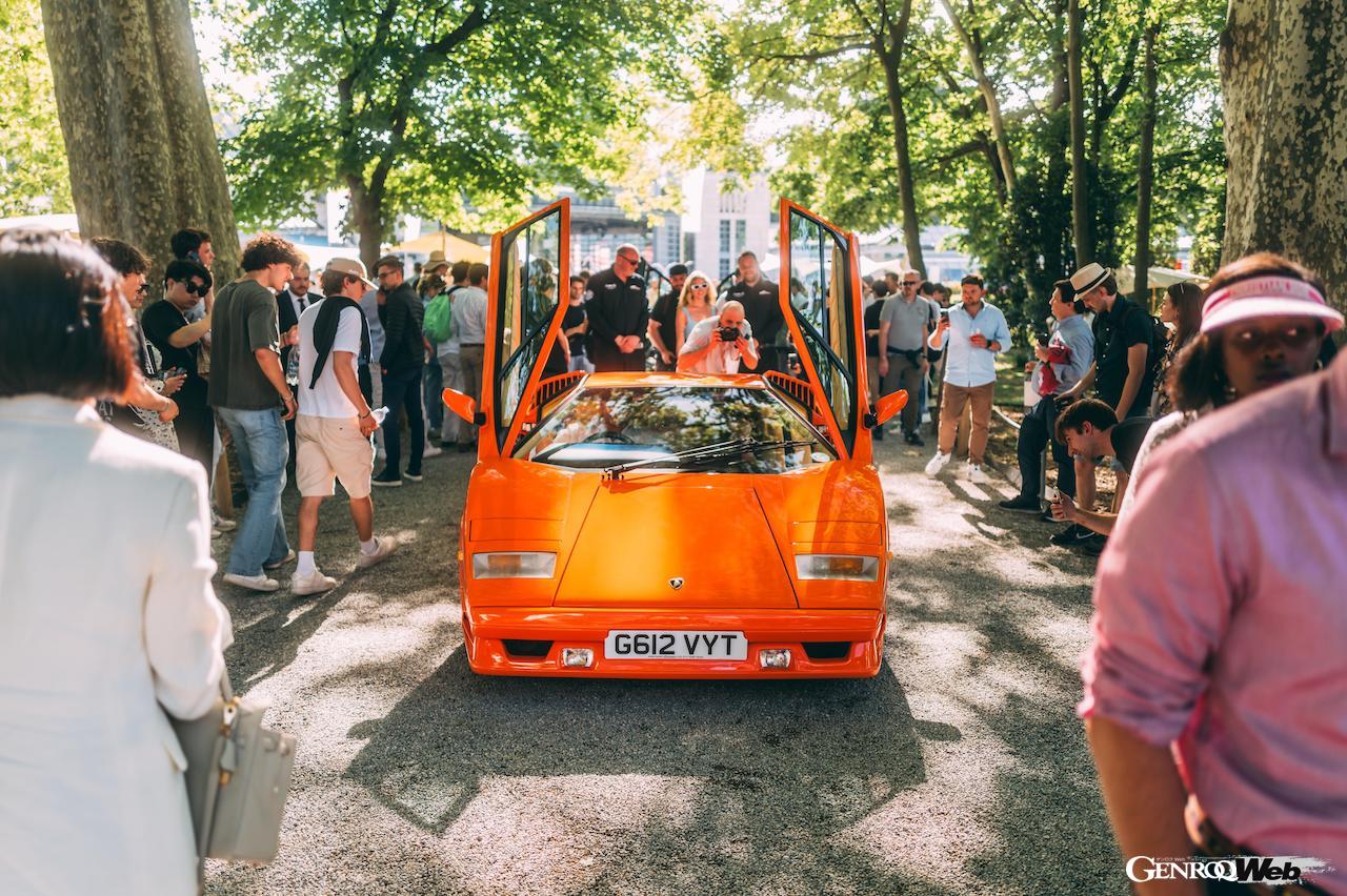 コンコルソ・デレガンツァ・ヴィラ・デステに展示された、1988年製ランボルギーニ カウンタック25thアニバーサリー。